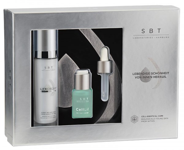 SBT Anti-Aging Routine Set Lifecream Cell Revitalizing Anti Drying Cream Medium 50 ml + CellLife Act